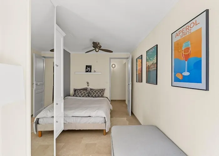 Апартаменты Elegant In Cap D'antibes Антиб